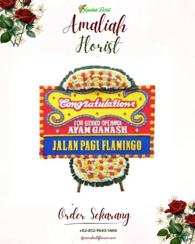 Bunga Papan Congratulation di Banjar Bali